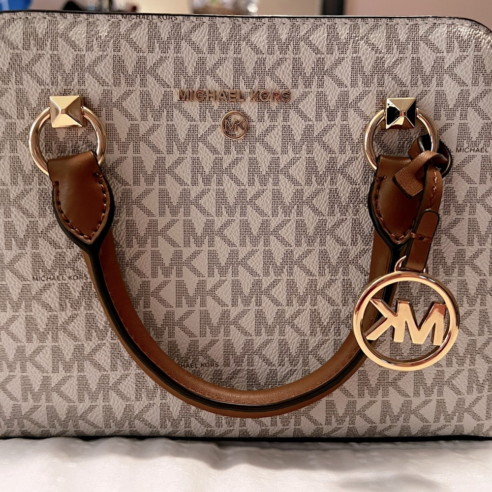 Michael Kors tan handbag
